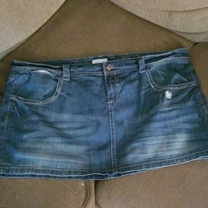 Maurices Plus Size Jean Skirt size 24